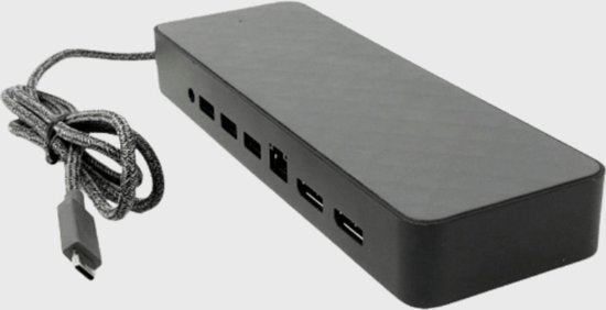 HP HSA B005DS docking station, zwart, gebruikt