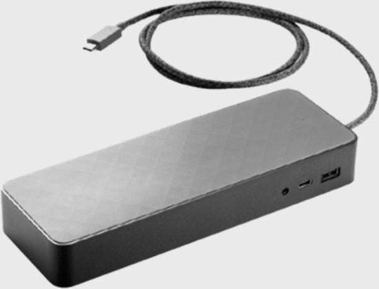 HP HSA B005DS docking station, zwart, gebruikt