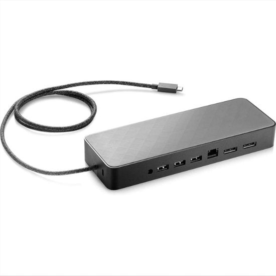 HP HSA B005DS docking station, zwart, gebruikt
