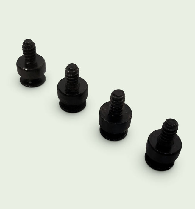 Ahrend 500 borstschroef voor Trespa, zwart staal, set van 4