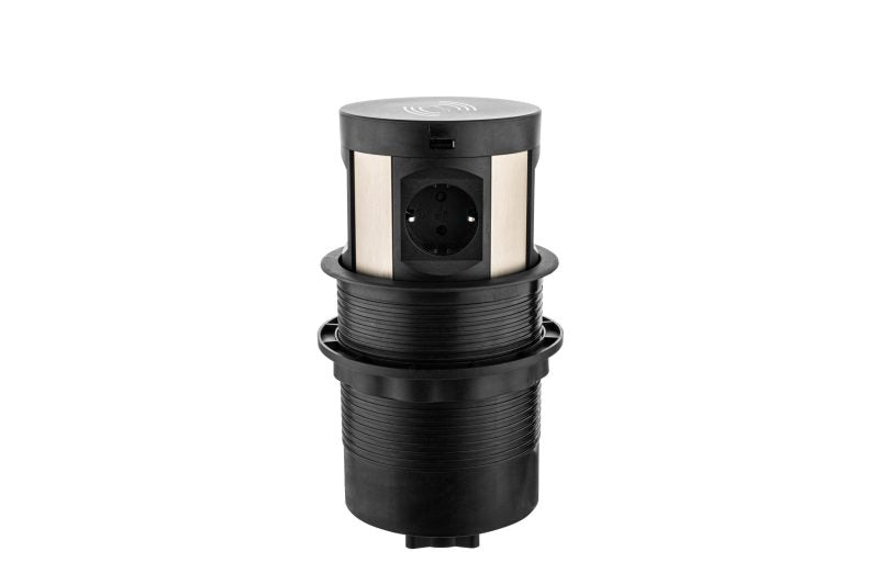 QI Power Pop Up Meeting 4 stroomingangen 2 USB A+C (Nieuw)