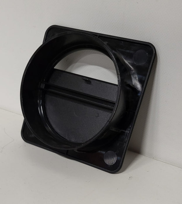 Kabeldoorvoer	, zwart kunststof, H 22 mm, diameter 80 mm