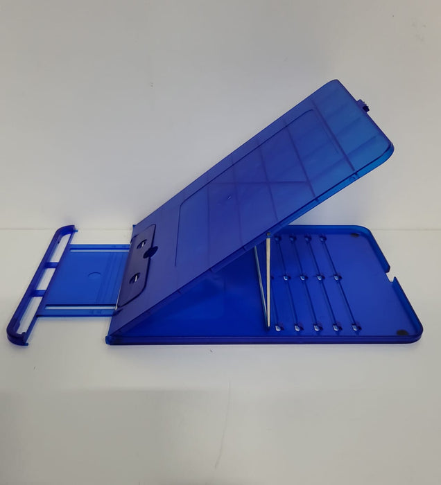 Tablet / boekenstandaard Foxxie, kunststof blauw