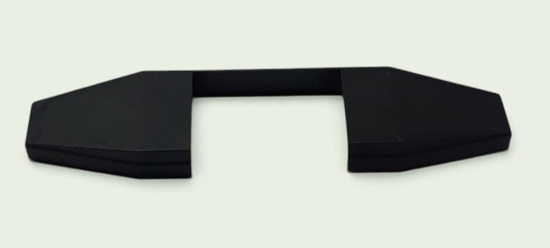 Lensvelt kapje bureaupoot, zwart, 22 x 5 cm