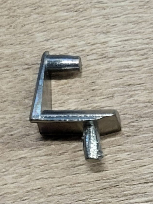 Legbordhaakje voor Sedus kast,staal, 1 x 2,3 x 2,1 cm