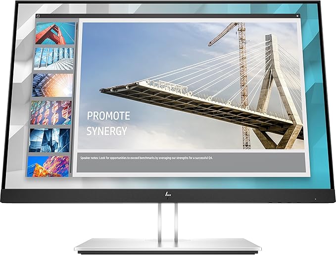 HP E24i G4 monitor, zwart, 24 inch, zonder voet!!