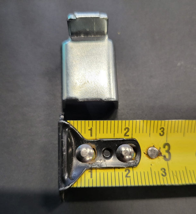 Legbordhaakje voor kast, verzinkt staal, 2,3 x 1,1 cm x 2 cm