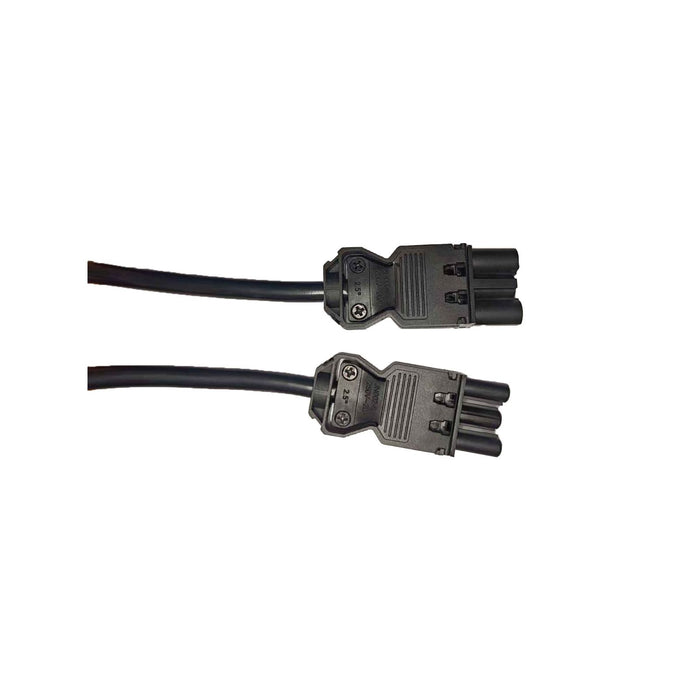 Wieland GST18 koppelsnoer male / female, zwart, minimaal 1.80 meter
