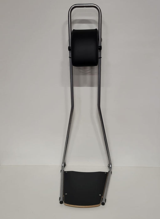 Stand4Work, sta stoel. zwart / chroom, hoogte 142 cm