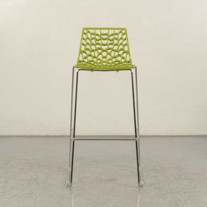 IGAP Spider barkruk, groen, B x D x H 41 x 41 x 98 cm