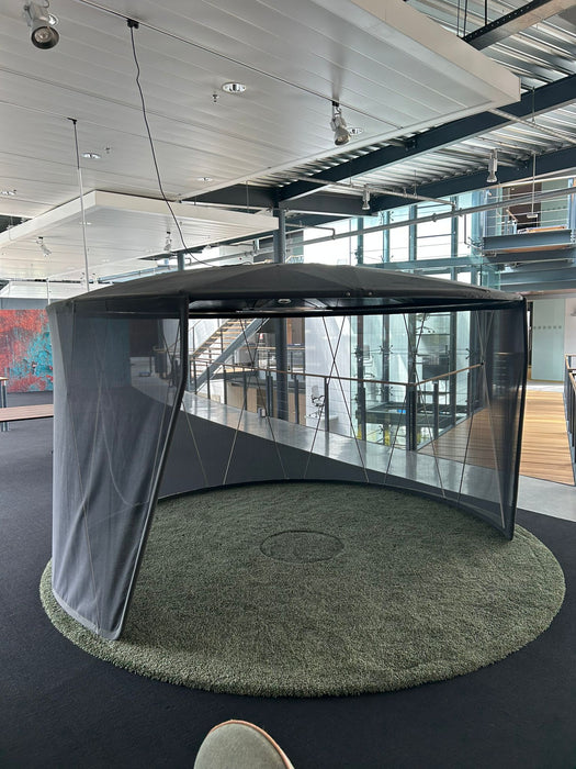 Nowystyl presentatietent, antraciet, 395 cm ø
