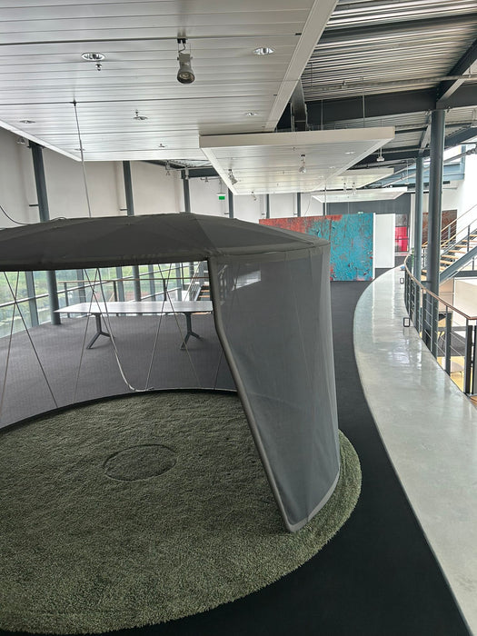 Nowystyl presentatietent, antraciet, 395 cm ø