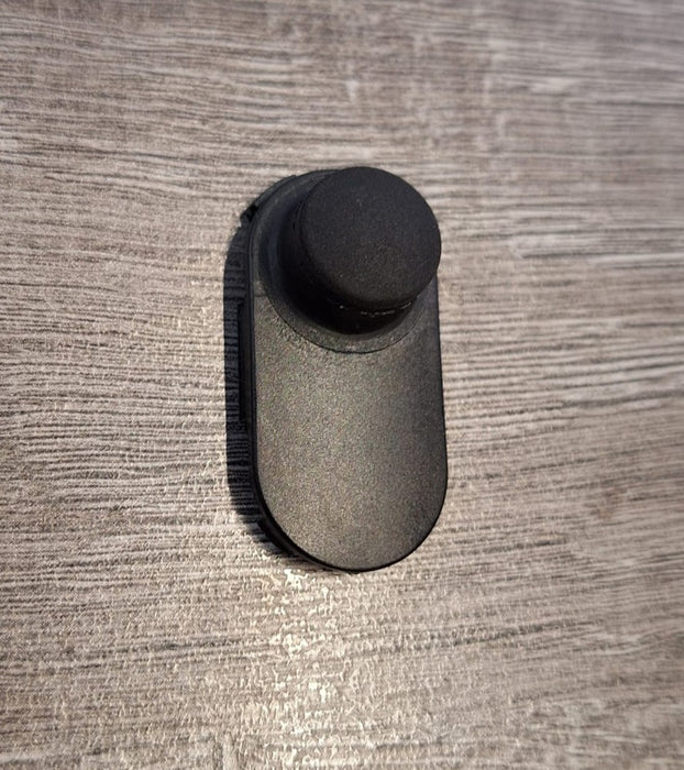 Knopje verstelling armlegger, diverse merken, zwart, 4.1x2.2