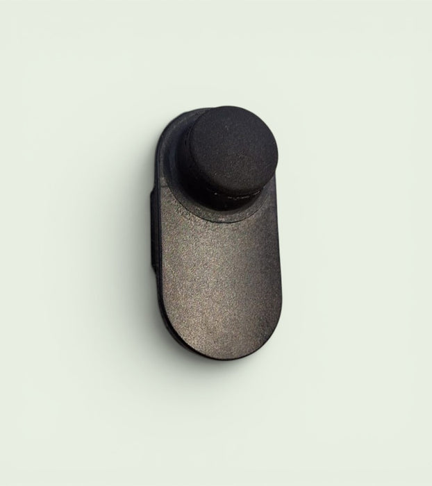 Knopje verstelling armlegger, diverse merken, zwart, 4.1x2.2
