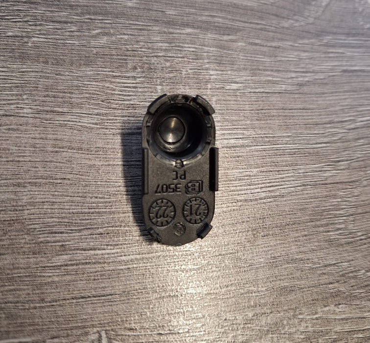 Knopje verstelling armlegger, diverse merken, zwart, 4.1x2.2