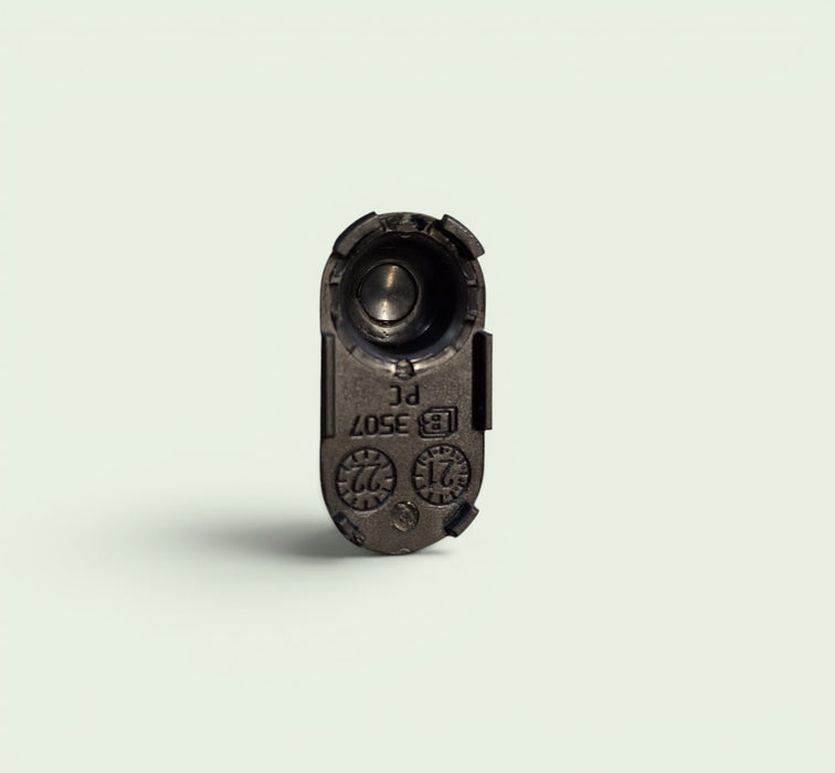 Knopje verstelling armlegger, diverse merken, zwart, 4.1x2.2