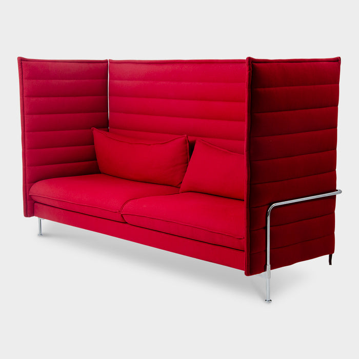 Vitra Alcove bank, rood, 238 x 136 cm