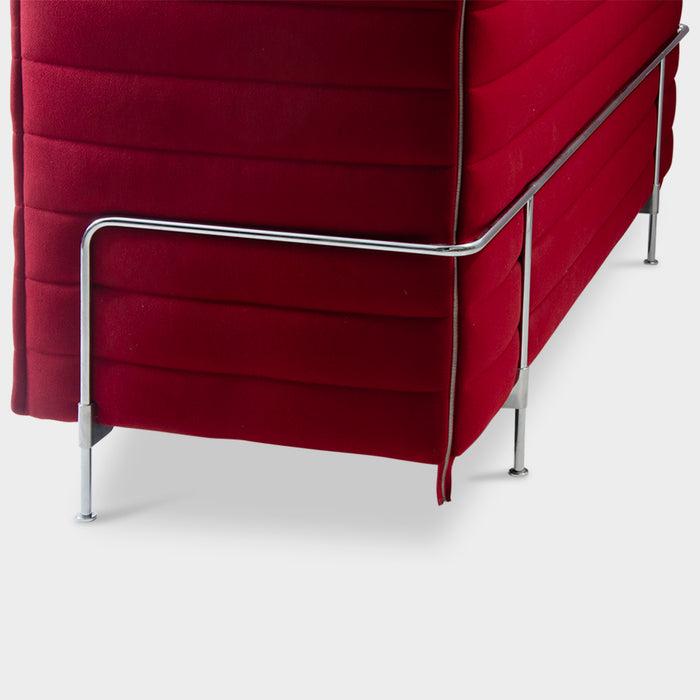 Vitra Alcove bank, rood, 238 x 136 cm