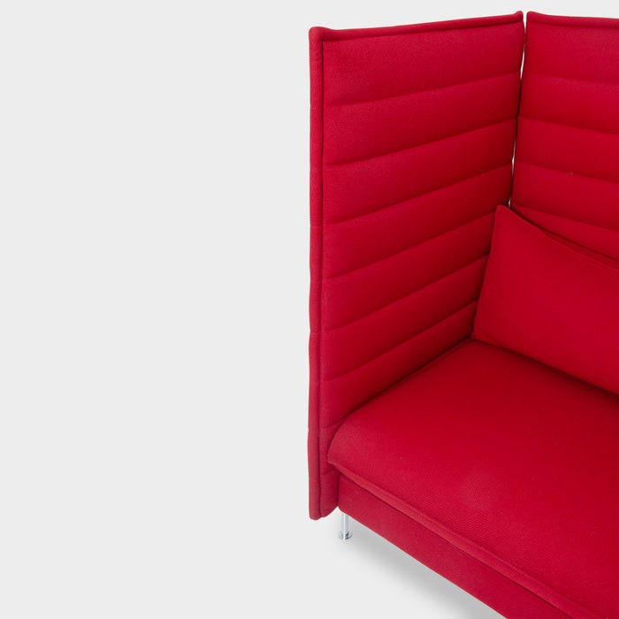 Vitra Alcove bank, rood, 238 x 136 cm