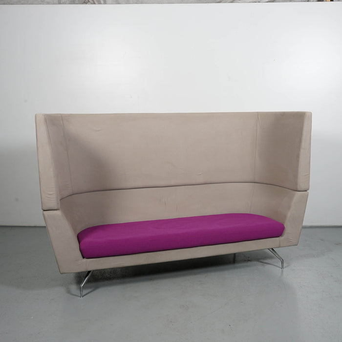 Bank Orangebox Cwtch, grijs/lila, 136 x 220 cm