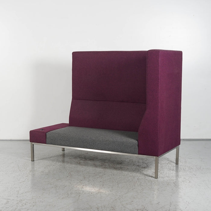 Treinbank Palau - Paars - Antraciet - 172 x 74 cm