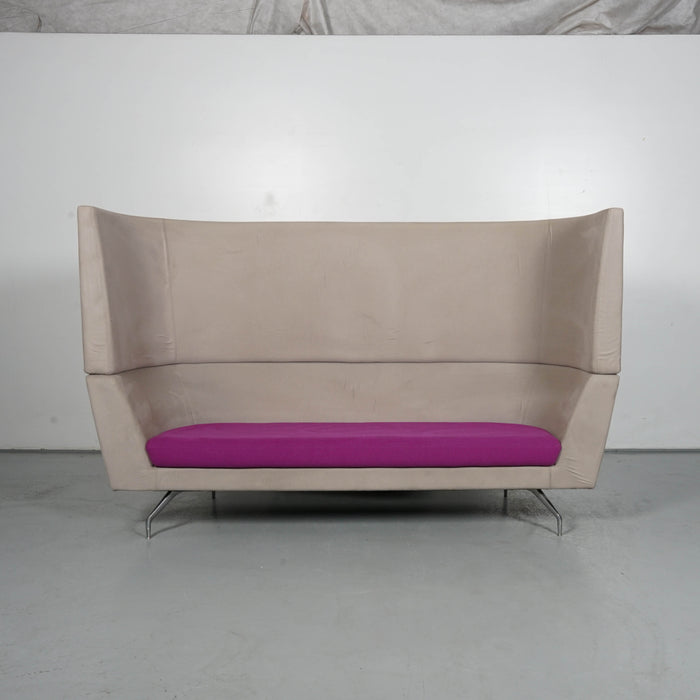 Bank Orangebox Cwtch, grijs/lila, 136 x 220 cm