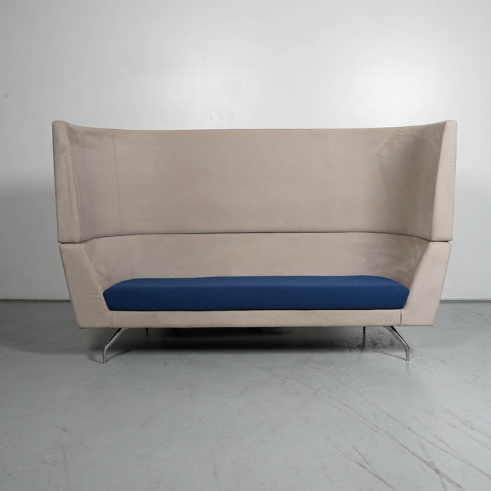 Bank Orangebox Cwtch, grijs/blauw, 136 x 220 cm