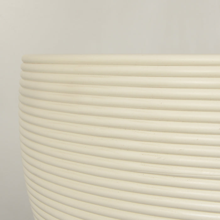 Plantenbak Dirk van der Kooij, wit / grijs