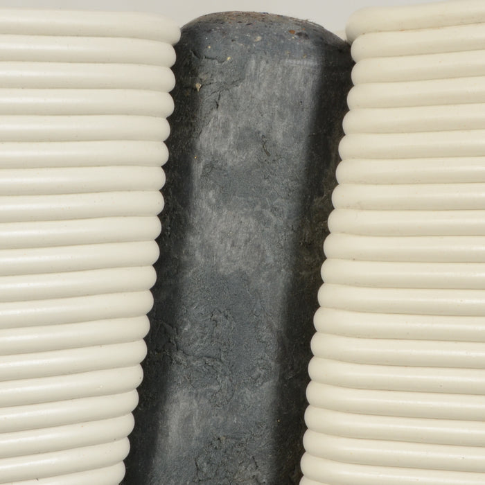 Plantenbak Dirk van der Kooij, wit / grijs