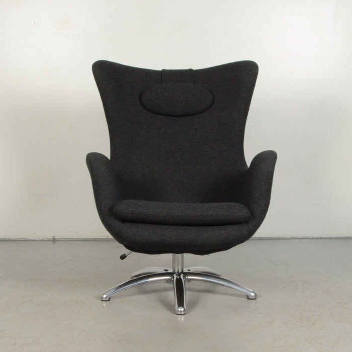 2x design fauteuil Bröderna Anderssons Status, antraciet