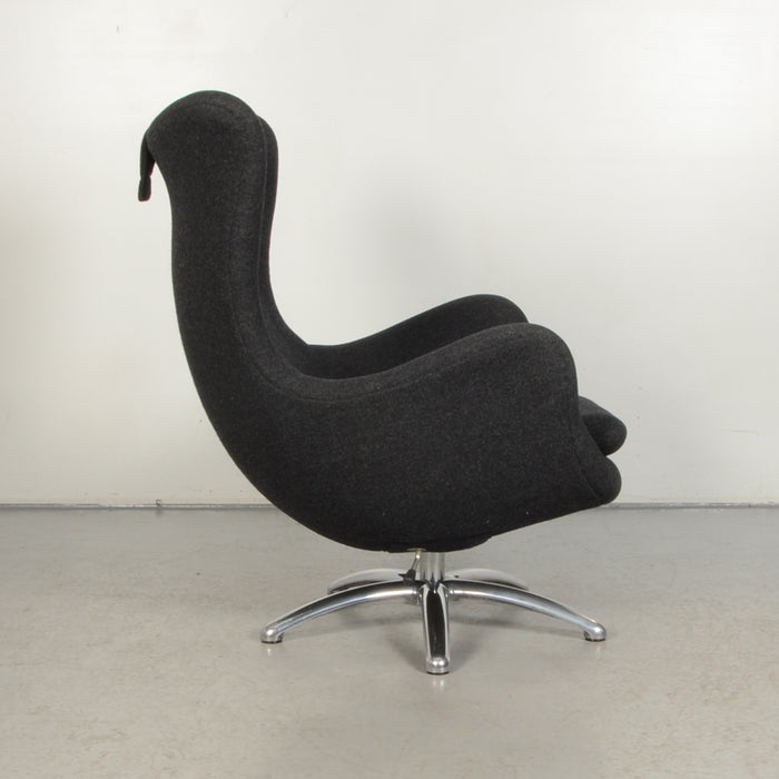 2x design fauteuil Bröderna Anderssons Status, antraciet