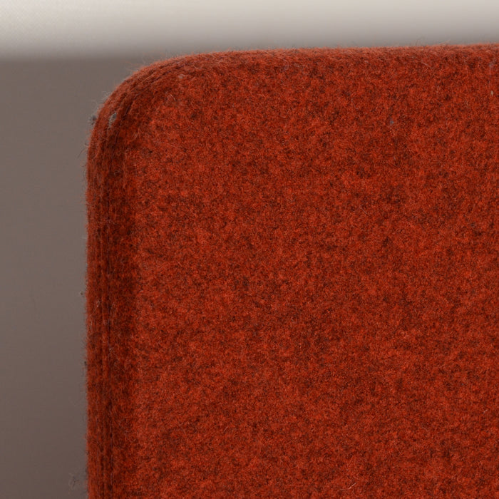 Vepa Moi zitbank, rood / antraciet, 140 x 84 x 84 cm, rechts