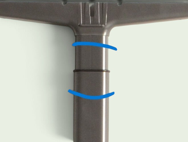 Beschermring Ahrend Mehes poot, zwart, ovaal, tbv HV poot