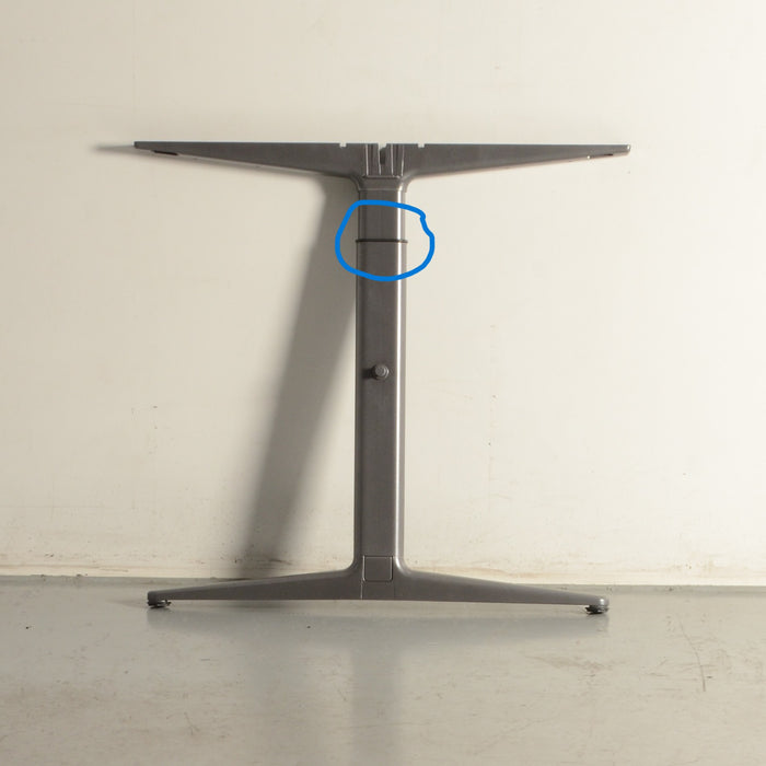 Beschermring Ahrend Mehes poot, zwart, ovaal, tbv HV poot