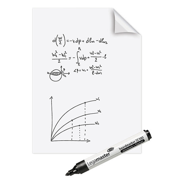 Legamaster whiteboard folie, 25 sheets 60 x 80 cm