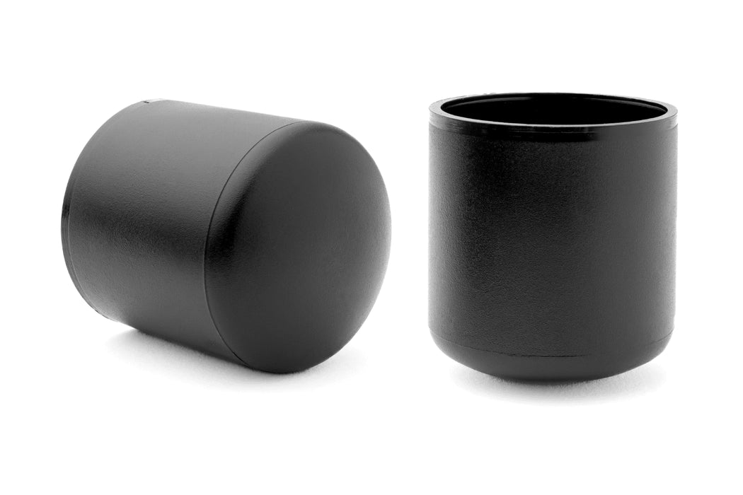 Omsteekdopje voor stoelpoot, zwart, 18 mm diameter