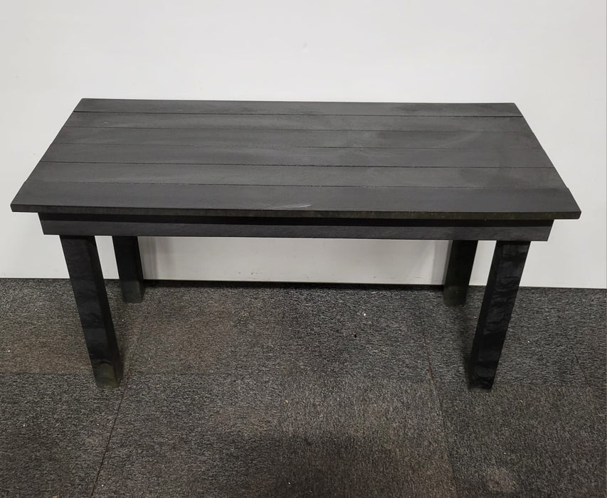 Picknickset, zwart, 140 x 60 x 75 cm, 1 tafel, 2 bankjes