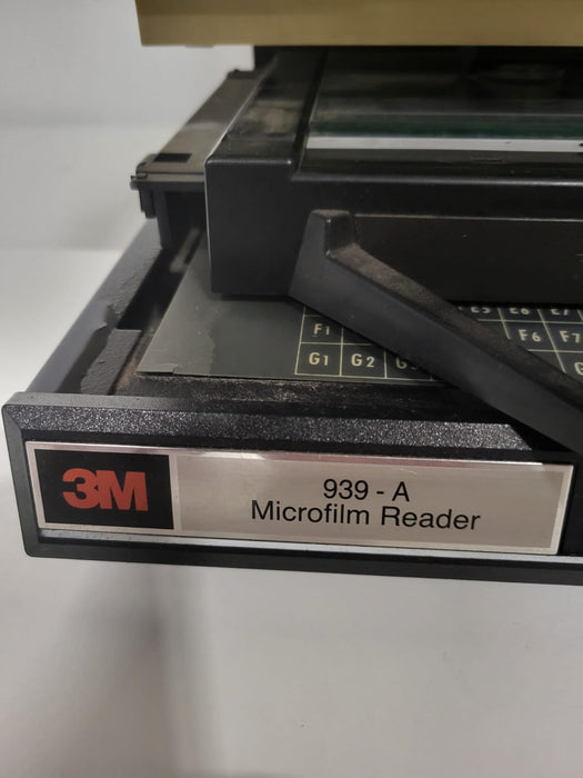 Micro fiche reader, 3M 939-A, vintage