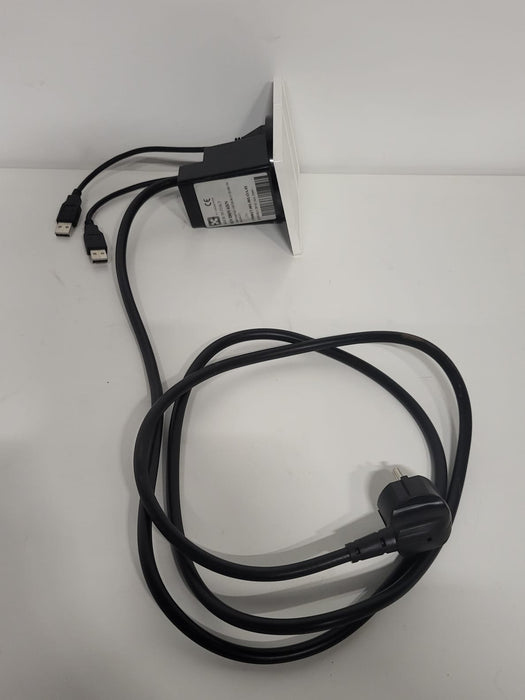 Kopp Versapad 1V ra 2V USB inbouwstekker, wit, 19 x 9 x 9.5
