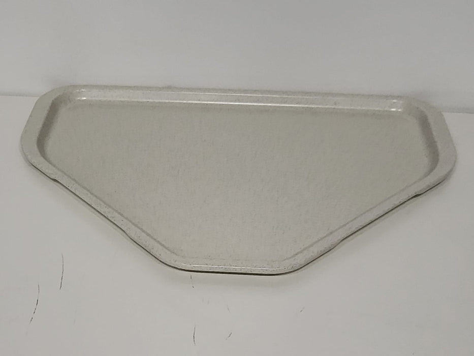 Carlisle dienblad, grijs/graniet, 48 x 34 cm