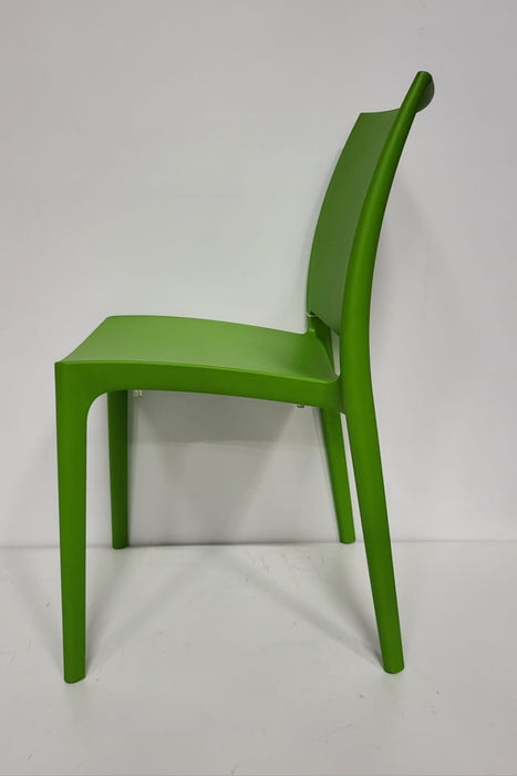 Siesta Maya kantinestoel, groen, 4-poot onderstel