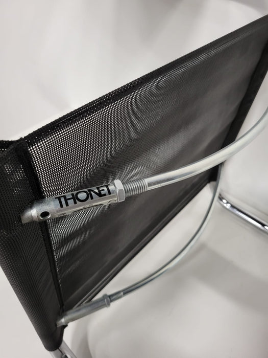 Thones S33N vergaderstoel, zwart, designed bij Mart Stam