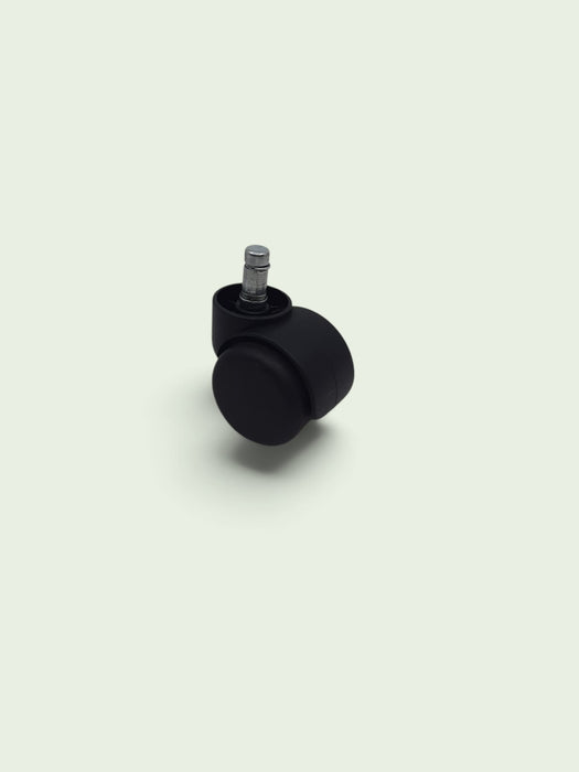 Ahrend 220-230, harde wielen geremd, zwart, ⌀ 50mm