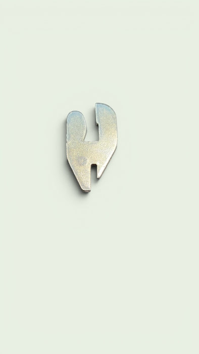 Legbordhaakje voor kast, verzinkt staal, 16 x 29 mm