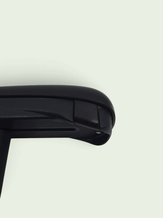 Ahrend 230, Armlegger Platte Knop Armpad Slider Links, Zwart