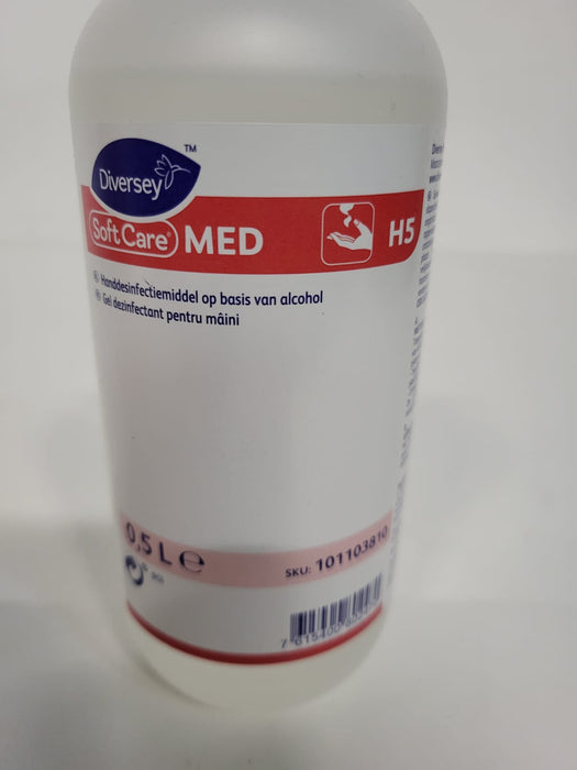 Softcare H5 desinfecterende handgel, 500 ml, doos a 6 stuks