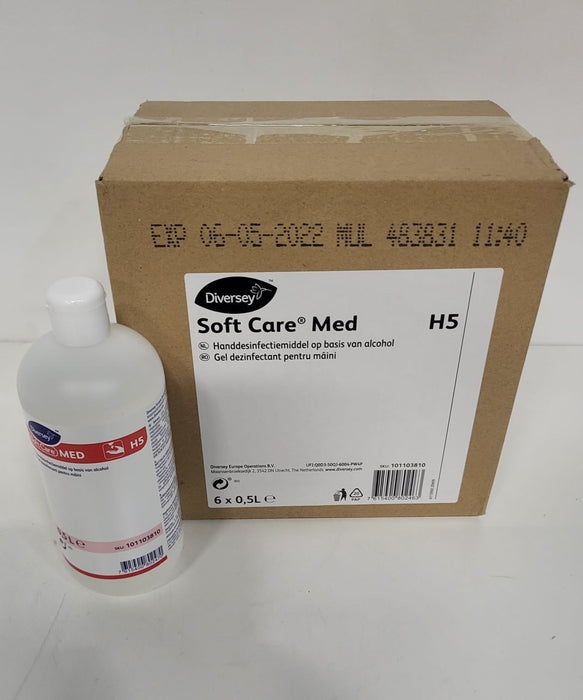 Softcare H5 desinfecterende handgel, 500 ml, doos a 6 stuks