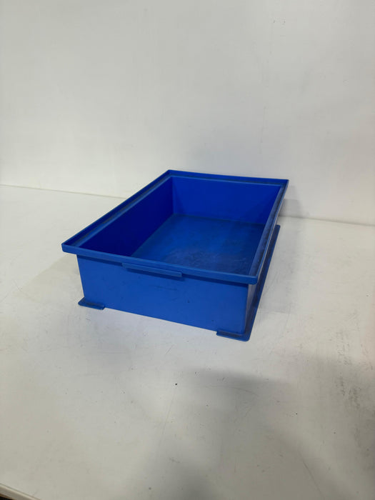 Partij magazijnbak, blauw, 14 stuks, 46 x 31 x 12 cm