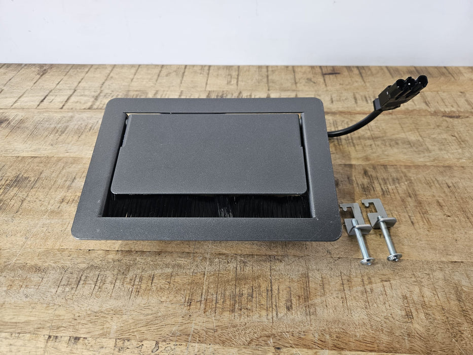 AH-Meyer inbouw stekkerdoos voor bureau, 19 x 13 cm