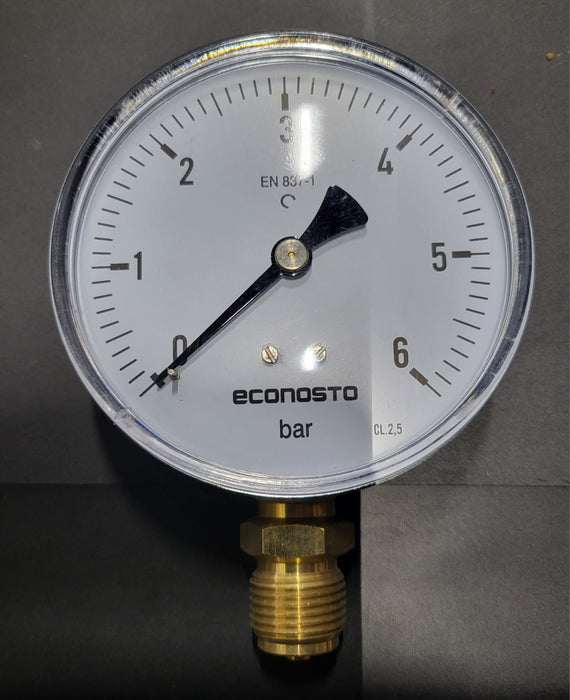 Econosto manometer, 0-6 Bar